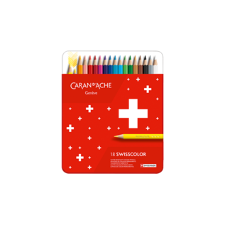 Caran d’Ache - 18 kleuren SWISSCOLOR permanent