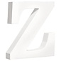 letters Z , wit, 11cm, Dikte 2 cm