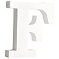 letters F , wit, 11cm, Dikte 2 cm