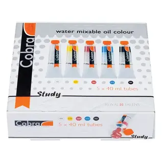 Cobra - Study Olieverf Primaire Set 5 x 40 ml