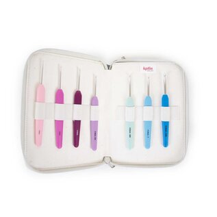 Katia Etui met 14 haaknaalden (2 mm tot 12 mm)