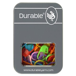 Durable Steekmarkeerders sluitbaar 23mm, 80 stuks assorti kleuren