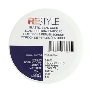 Elastisch kralenkoord 0.8mm, 6 meter