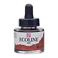 Ecoline Vloeibare Waterverf Fles 30 ml Sienna Gebrand 411