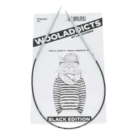 Wooladdicts Black Edition - Classic rondbreinaald 50cm - 6.0mm