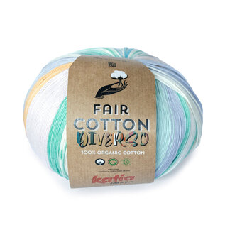 FAIR COTTON DIVERSO 402 - Groen-Geel-Blauw bad 76973