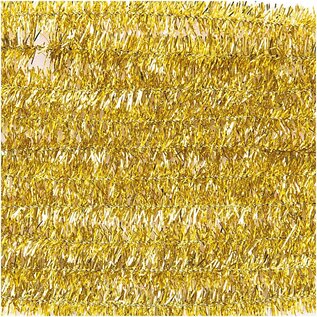 Chenilledraad 50cm 10 stuks goud