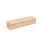 Houten standaard voor metalen ringen 18x5x4cm