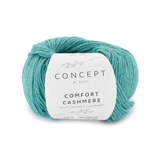 COMFORT CASHMERE 74 - Turquoise bad 74386