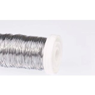 WIKKELDRAAD ZILVER OP SPOEL 0.30MM 100GR
