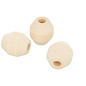 Houten ovalen Parels Ø2,9  3,2cm - 3st.