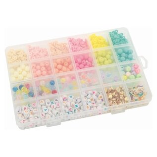 Doos met parels en bedels