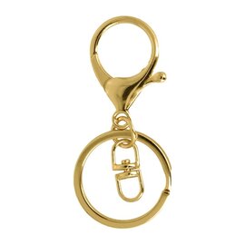 4 gouden sleutelhangers