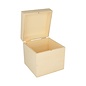 Houten magneetkubus 14x14x14 cm