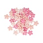 50 katoenenbloemen roze