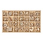 Alfabet hout 140 stuks