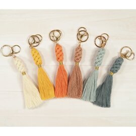 DIY Macramé sleutelhangers