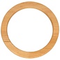 2 ronde houten handvaten 13 cm