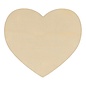 4 houten harten onderzetters 9.5x9.5cm