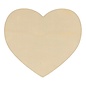 4 houten harten onderzetters 9.5x9.5cm