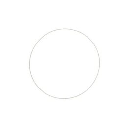 Metalen dromenvanger ring 25cm wit