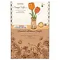 DIY Houten Bloem Orange Tulip, Oranje Tulp