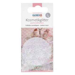 Cosmetische glitter 1g parelmoerkleur