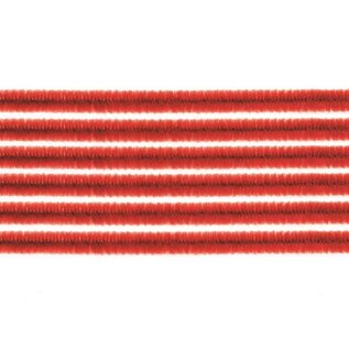 Pijpenrager chenille, rood 50cm, 10st