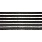 Pijpenragers-chenilledraad zwart 50cm, 10st