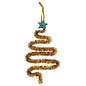 Pijpenrager chenille, goud 50cm, 10st