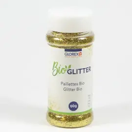 Bio Glitter Fijn, 80g Goud