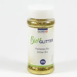 Bio Glitter Fijn, 80g Goud