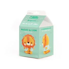 HAAKPAKKET LEEUW AMIGURUMI KIT 100MM