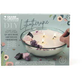 DIY Kit Edelstenen Therapie Kaars XXL