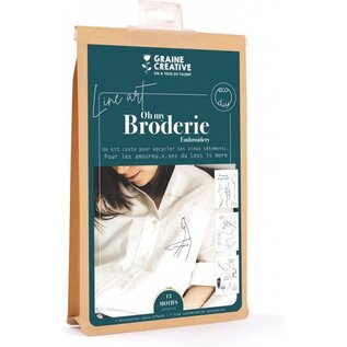 Borduurpakket voor kleding - Lijntekeningen