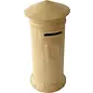Spaarpot - Brievenbus - Bruin - 65x65x150 mm
