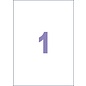 Etiketten - universeel - inkjet/laser/kopieer / 210x297mm - 25 vel - 1 sticker per vel