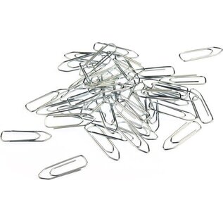Paperclip verzinkt hoekig 26 mm doosje 1000 stuks