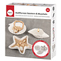 Silicone gietmal set Zeester+mossel, Decobord, 3delig