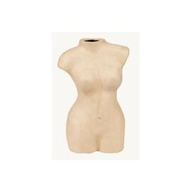 Ecoshape Vaas Vrouwentorso 17x10x26cm