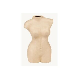Ecoshape Vaas Vrouwentorso 17x10x26cm