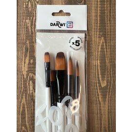 Darwi - Set van 5 penselen