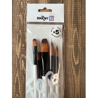 Darwi - Set van 5 penselen