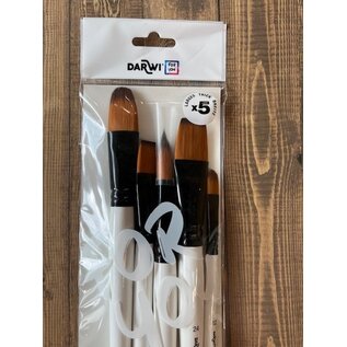 Darwi - Set van 5 penselen