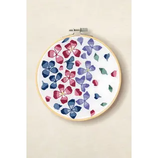 DMC Hydrangea Petals punch needle kit