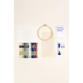 DMC Hydrangea Petals punch needle kit
