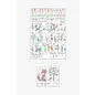 Slabbetje 6 maanden - Boswandelingcollectie 25 x 30 cm - Gratis patroon inbegrepen