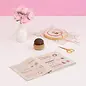 Tulip Sampler borduurboek 15 basissteken roze