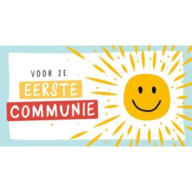 Wenskaart - Communie - Voor je eerste Communie