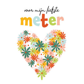 Wenskaart - Voor mijn liefste meter